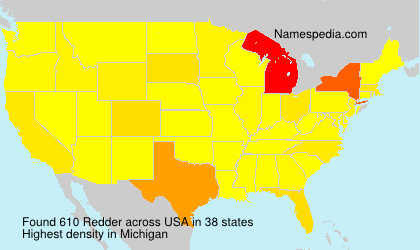 Surname Redder in USA Surname Redder in USA