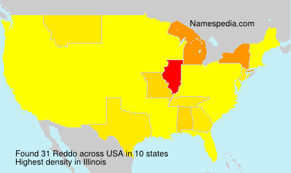 Surname Reddo in USA Surname Reddo in USA