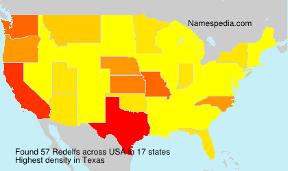 Surname Redelfs in USA Surname Redelfs in USA