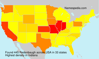 Surname Redenbaugh in USA Surname Redenbaugh in USA
