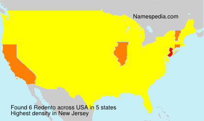 Surname Redento in USA Surname Redento in USA