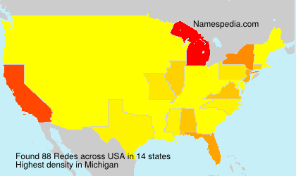 Surname Redes in USA Surname Redes in USA