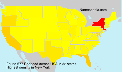 Surname Redhead in USA Surname Redhead in USA