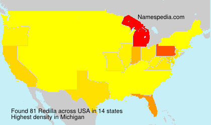 Surname Redilla in USA Surname Redilla in USA