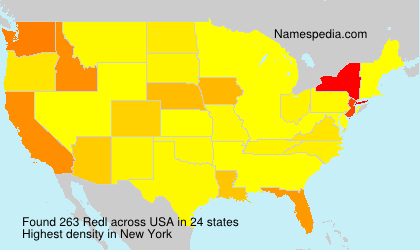 Surname Redl in USA Surname Redl in USA