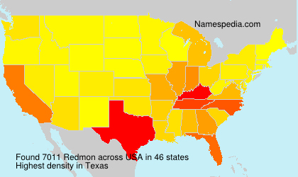 Surname Redmon in USA Surname Redmon in USA