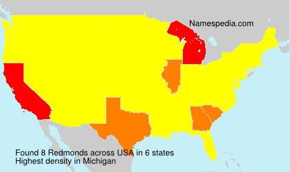 Surname Redmonds in USA Surname Redmonds in USA