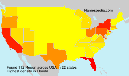 Surname Redon in USA Surname Redon in USA