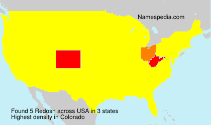 Surname Redosh in USA Surname Redosh in USA