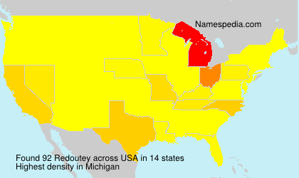 Surname Redoutey in USA Surname Redoutey in USA