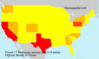 Surname Redriguez in USA Surname Redriguez in USA