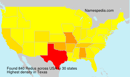 Surname Redus in USA Surname Redus in USA