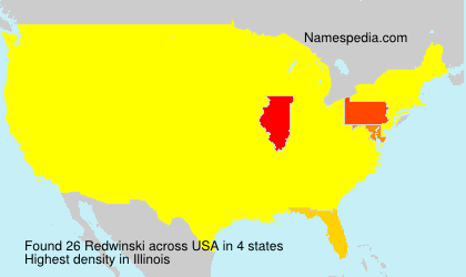 Surname Redwinski in USA Surname Redwinski in USA