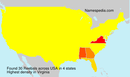 Surname Reebals in USA Surname Reebals in USA