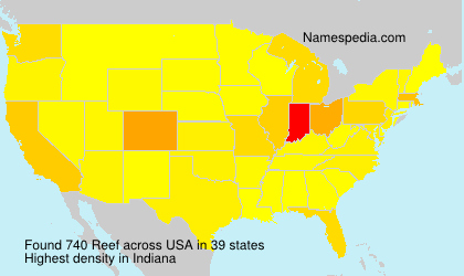 Surname Reef in USA Surname Reef in USA