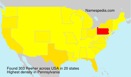 Surname Reeher in USA Surname Reeher in USA