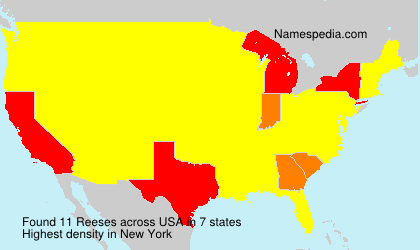 Surname Reeses in USA Surname Reeses in USA