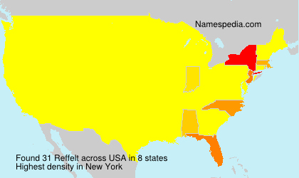 Surname Reffelt in USA Surname Reffelt in USA
