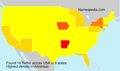 Surname Reffer in USA Surname Reffer in USA