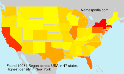 Surname Regan in USA Surname Regan in USA