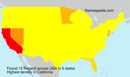 Surname Reganit in USA Surname Reganit in USA