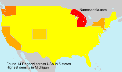 Surname Regeczi in USA Surname Regeczi in USA