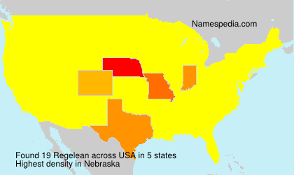 Surname Regelean in USA Surname Regelean in USA