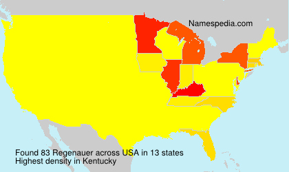 Surname Regenauer in USA Surname Regenauer in USA