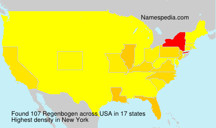 Surname Regenbogen in USA Surname Regenbogen in USA