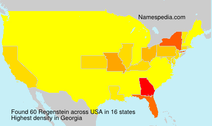 Surname Regenstein in USA Surname Regenstein in USA