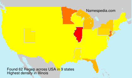 Surname Regep in USA Surname Regep in USA