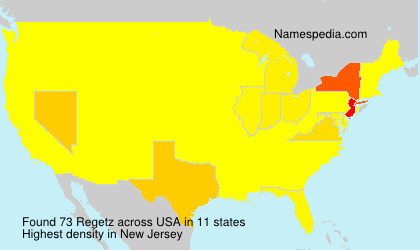 Surname Regetz in USA Surname Regetz in USA
