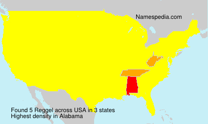 Surname Reggel in USA Surname Reggel in USA