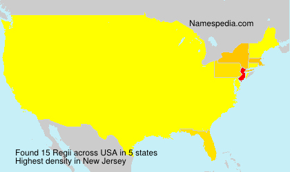 Surname Regii in USA Surname Regii in USA