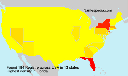 Surname Registre in USA Surname Registre in USA