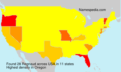 Surname Regnaud in USA Surname Regnaud in USA
