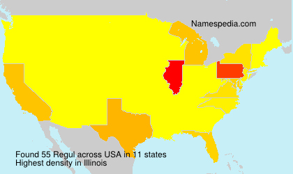 Surname Regul in USA