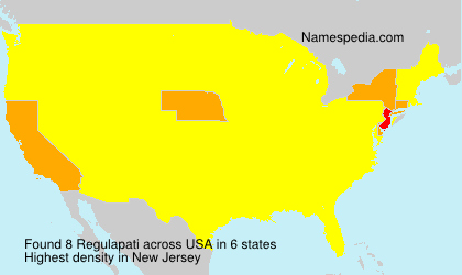 Surname Regulapati in USA Surname Regulapati in USA
