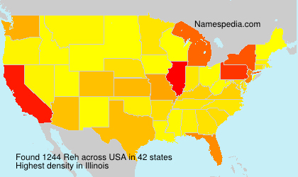 Surname Reh in USA Surname Reh in USA
