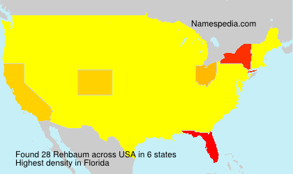 Surname Rehbaum in USA Surname Rehbaum in USA