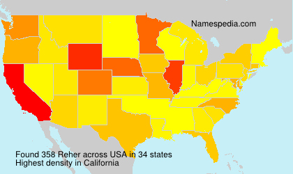 Surname Reher in USA Surname Reher in USA