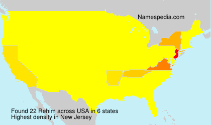 Surname Rehim in USA Surname Rehim in USA