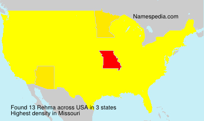 Surname Rehma in USA Surname Rehma in USA