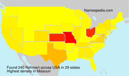 Surname Rehmert in USA Surname Rehmert in USA
