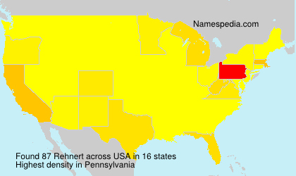 Surname Rehnert in USA Surname Rehnert in USA