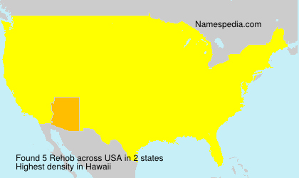 Surname Rehob in USA Surname Rehob in USA