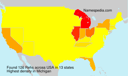 Surname Rehs in USA Surname Rehs in USA