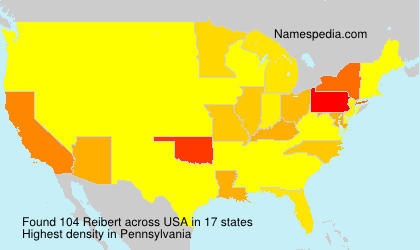 Surname Reibert in USA Surname Reibert in USA