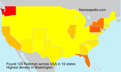 Surname Reibman in USA Surname Reibman in USA