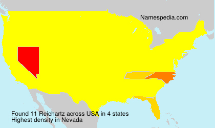Surname Reichartz in USA Surname Reichartz in USA